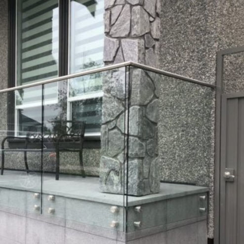 Balcon à panneaux en verre - SOLID STANDOFF - Qingdao Jinfer International Co., Ltd. - en aluminium