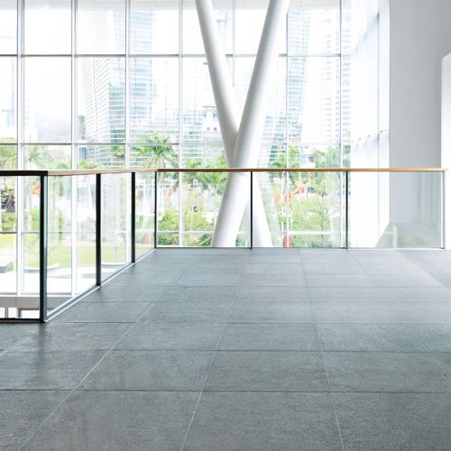Garde-corps en verre - ALUMINUM POST - Qingdao Jinfer International Co., Ltd. - à panneaux en verre / d'intérieur / d'extérieur