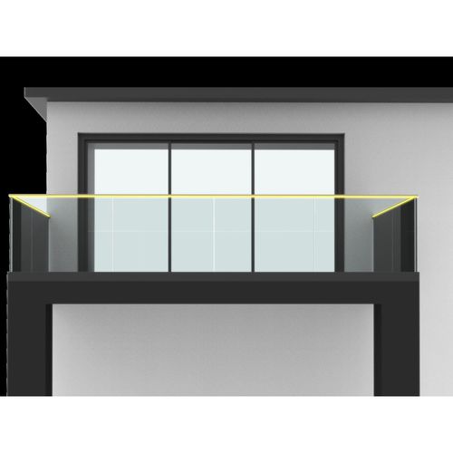 Balcon à panneaux en verre - ALU36 - Qingdao Jinfer International Co., Ltd. - de type balustrade / en aluminium / en aluminium anodisé