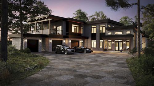 Maison contemporaine - Logan - TIMBER BLOCK  - avec terrasse / individuelle / MOB