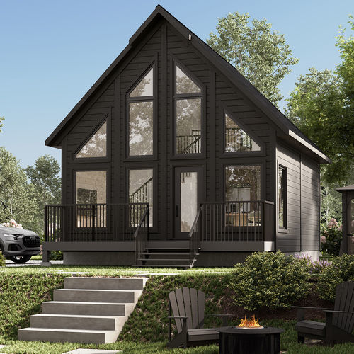 Maison en bois empilé - Luberon - TIMBER BLOCK  - moderne / MOB / résidentielle