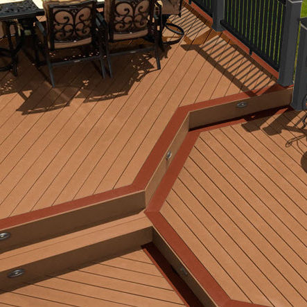 Lame de terrasse en bois composite - TIMBERTECH&reg; LEGACY - TimberTech® - aspect bois / clipsable / imperméable