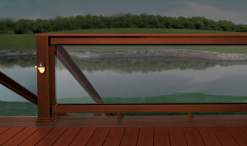 Garde-corps WPC - EVOLUTIONS RAIL™ BUILDER - TimberTech® - à barreaudage / d'extérieur / pour pont