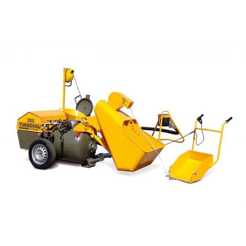 Malaxeur à mortier hydraulique - TRANSMAT 250 - TURBOSOL PRODUZIONE SPA  - électrique