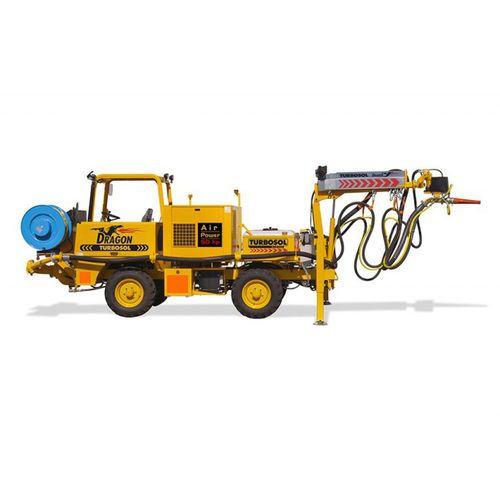 Machine à projeter pour le béton - DRAGON - TURBOSOL PRODUZIONE SPA 