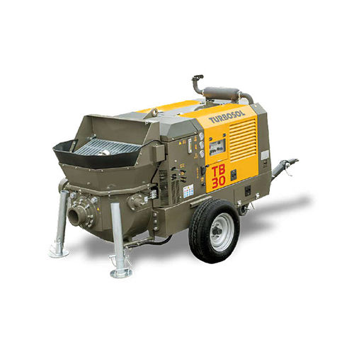 Pompe à béton montée sur remorque - TB 30 - TURBOSOL PRODUZIONE SPA 