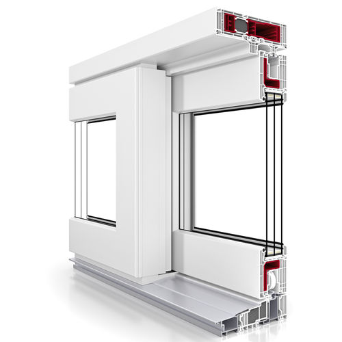 Fenêtre en PVC - 82 - VETREX  - coulissante / à triple vitrage / à isolation thermique