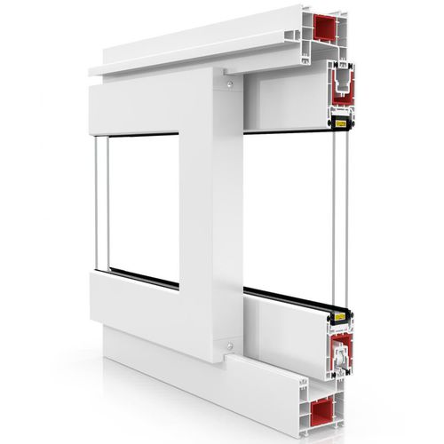 Fenêtre en PVC - EKOSOL 70 - VETREX  - coulissante / à double vitrage / à isolation thermique