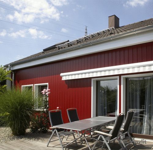 Bardage en lames - VINYPLUS - VINYLIT FACADE - ITE  - en composite / rainuré