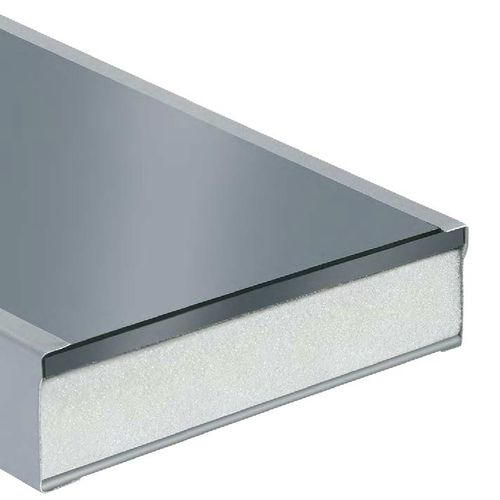 Panneau sandwich pour façade - GLASS-PUR-ALU  - WEISS CHEMIE + TECHNIK GMBH & CO. KG  - pour porte / pour fenêtre / face en verre