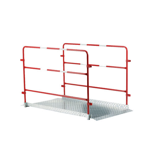 Passerelle en acier galvanisé - TP - BATISEC  - préfabriquée