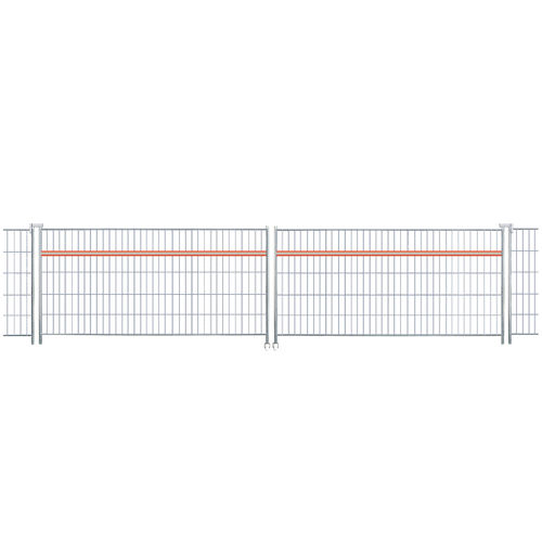 Portail battant - 275-6515 - BATISEC  - en acier galvanisé / grillagé / pour chantier