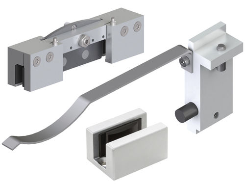 Système coulissant en métal - SlideTec optima 150 - BOHLE AG - pour porte en verre / avec amortisseur intégré / fermeture automatique