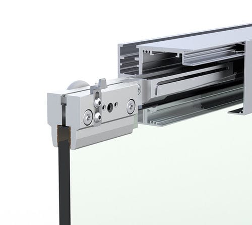 Système coulissant en aluminium - MasterTrack® FT 60 - BOHLE AG - pour porte en verre / coureurs cachés / avec amortisseur intégré