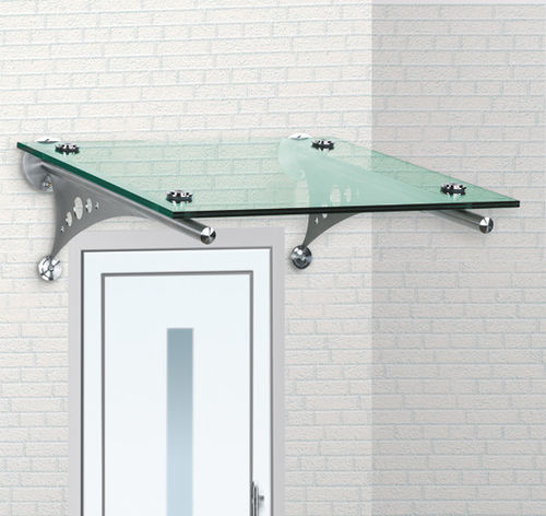 Auvent d'entrée - BO 5211040 - BOHLE AG - en inox / en verre / plat