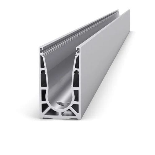 Profilé en aluminium extrudé - VetroMount® - BOHLE AG - en aluminium anodisé / en U / en Y