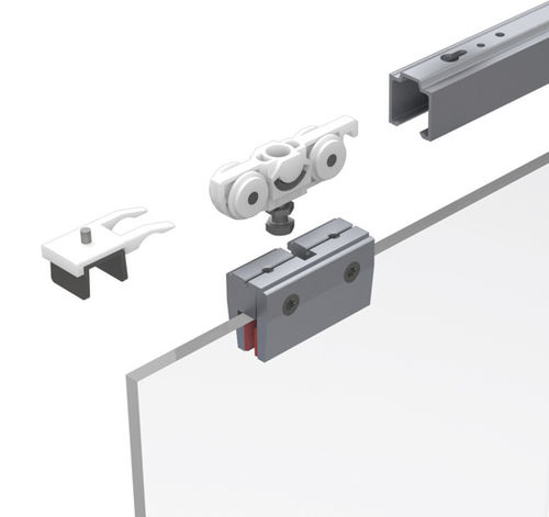 Système coulissant en métal - SlideTec modul 80 - BOHLE AG - pour porte en verre / résidentiel / professionnel