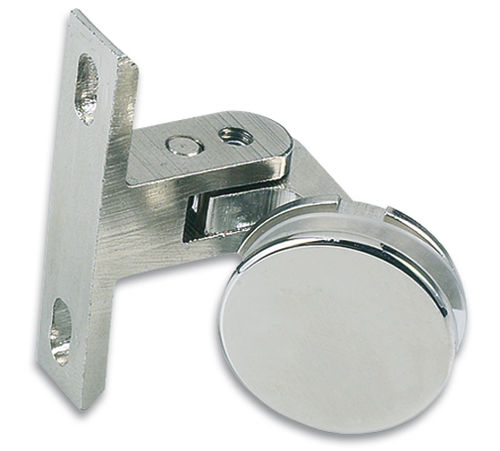 Charnière pour porte en verre - BO 5205271	 - BOHLE AG - en laiton chromé / contemporaine