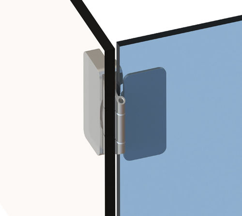 Charnière pour porte en verre - BO 5205247 - BOHLE AG - en acier inoxydable brossé / contemporaine / 200°