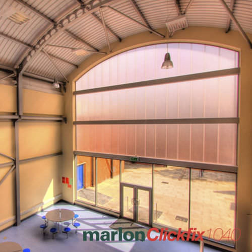 Plaque en polycarbonate alvéolaire - MARLON CLICKFIX 1040 - BRETT MARTIN LTD - pour toiture / avec protection UV / isolant