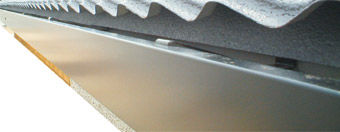 Soffite en acier galvanisé - BRITMET TILEFORM LTD