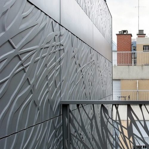 Parement pour isolation thermique par l'extérieur (ITE) - VEGETAL  - CAREA - en composite / minéral / d'intérieur