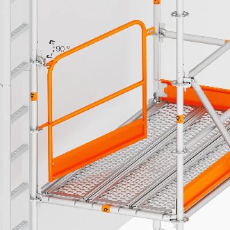 Échafaudage en aluminium - US® SWING DOORS - Catari - grande hauteur / universel