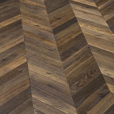 Parquet contrecollé - PA 4  - CHENE DE L EST  - massif / en chêne / vieilli
