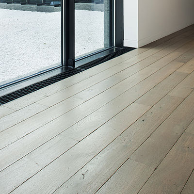 Parquet contrecollé - PA 66 - CHENE DE L EST  - massif / en chêne / vieilli
