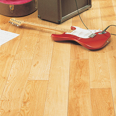 Parquet contrecollé - RUA - CHENE DE L EST  - massif / en chêne / verni