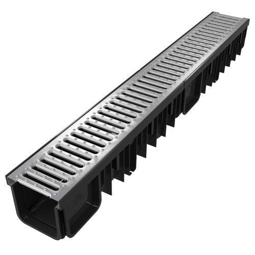 Caniveau à grille - XDRAIN / DRENGAM - DEVOREX PLC - en acier inox / grille en inox / routier