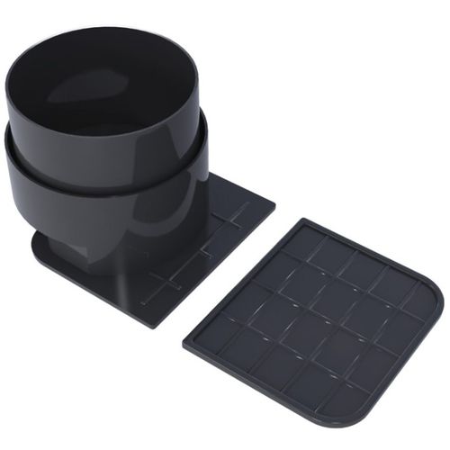 Embout de gouttière rond - 130/90 - DEVOREX PLC