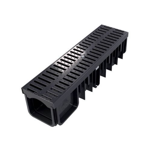 Caniveau à grille - 3800150907016 - DEVOREX PLC - en polyamide / grille en polymère / pour parking
