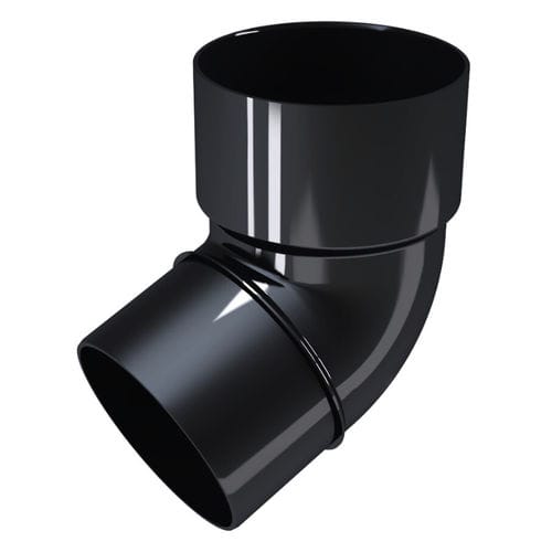 Raccord pour gouttière - BEND 67.5&deg; &Oslash;80 - DEVOREX PLC - en PVC / angulaire