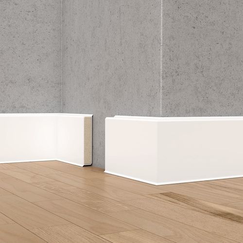 Plinthe blanche - CUBU FLEX LIFE - DÖLLKEN Profiles GmbH - beige / grise / en PP