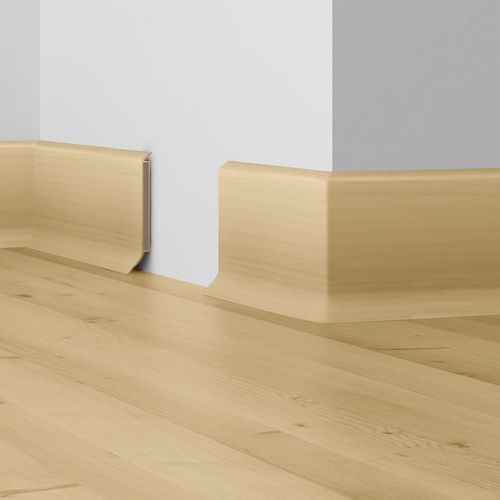 Plinthe blanche - S 60 FLEX LIFE TOP - DÖLLKEN Profiles GmbH - argentée / beige / bleue