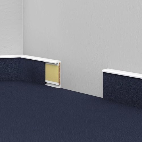 Plinthe blanche - TS 60 LIFE TOP - DÖLLKEN Profiles GmbH - argentée / anthracite / grise