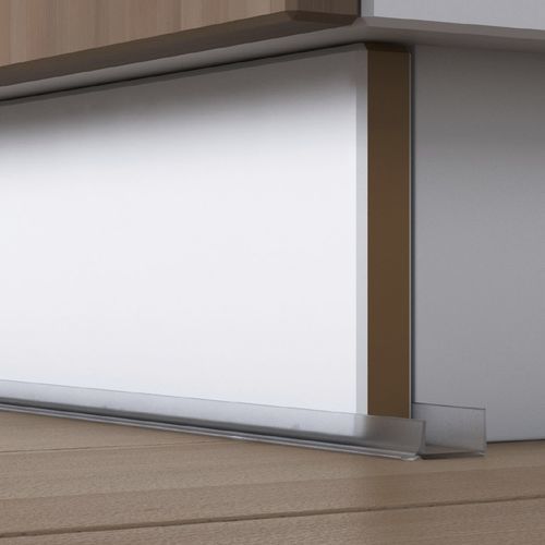 Profilé en verre - DÖLLKEN Profiles GmbH - en U / pour sol / pour cuisine