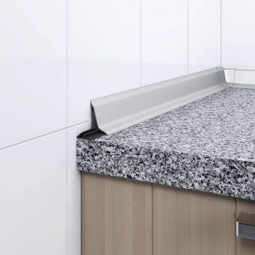 Profilé de finition en métal - DÖLLKEN Profiles GmbH - pour membrane d'étanchéité / de rive / argenté