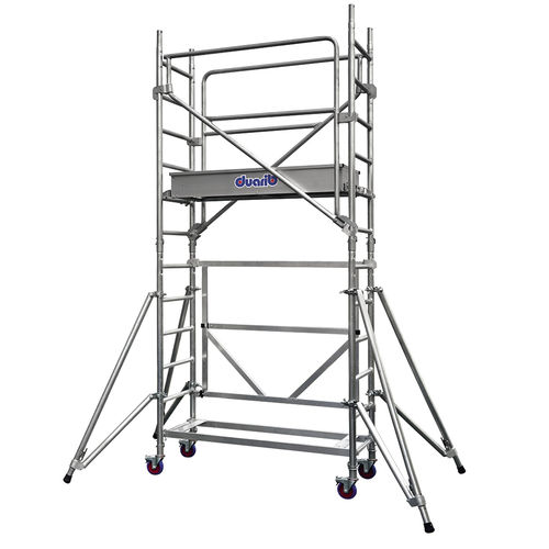 Échafaudage en bois - DOCKER MINI - DUARIB - en aluminium / sur roulettes