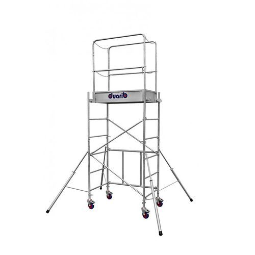 Échafaudage en bois - ROLLY MINI - DUARIB - en acier galvanisé / en aluminium / grande hauteur