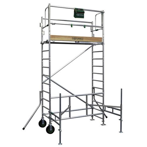 Échafaudage en aluminium - NATUROLL - DUARIB - sur roulettes