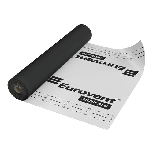 Pare-vapeur en polypropylène - EUROVENT® AKTIV ALU - EUROVENT - EUROSYSTEM POLSKA - auto-adhésif