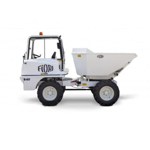 Tombereau à déchargement par l'arrière - D 40 - FIORI SPA - sur pneus / diesel / pour chantier