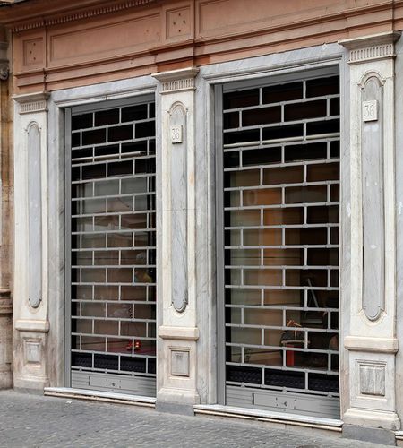 Rideau métallique pour commerce - BRICK - FLEXIDOOR SA