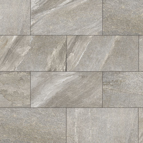 Pavé en pierre frittée - ETNA LIGHT GREY - GRANULATI ZANDOBBIO SPA - d'extérieur / de terrasse / gris