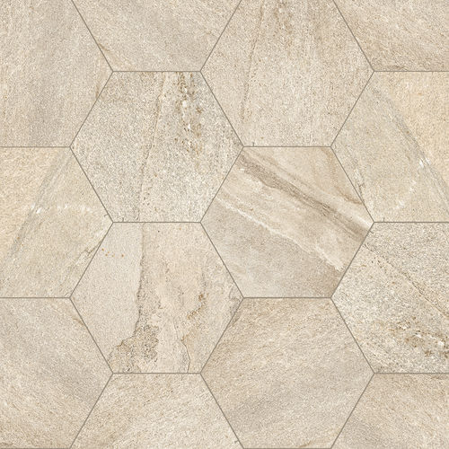 Pavé en grès cérame - STONE GRES - ESAGONO CAPPUCCINO - GRANULATI ZANDOBBIO SPA - d'extérieur / texturé / piéton