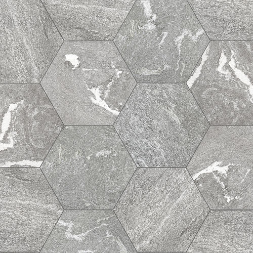 Pavé en grès cérame - STONE GRES - ESAGONO GRIGIONI - GRANULATI ZANDOBBIO SPA - d'extérieur / texturé / piéton