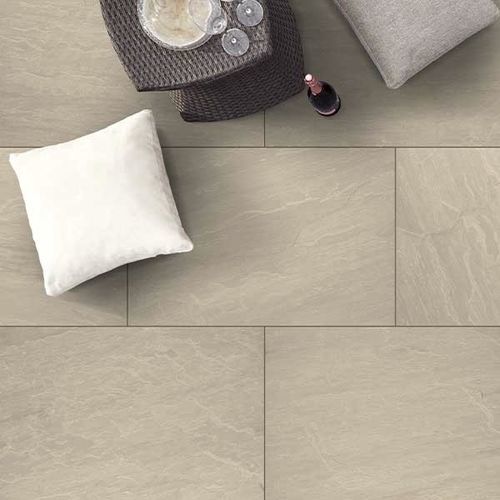 Dallage en pierre frittée - TEMPIO KANDLA BEIGE - GRANULATI ZANDOBBIO SPA - d'extérieur / de terrasse / de jardin