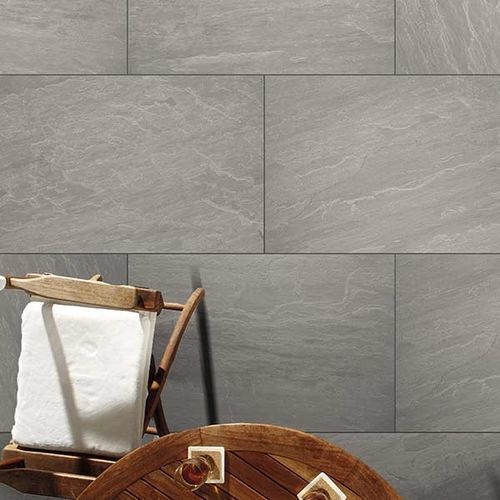Dallage en pierre frittée - TEMPIO KANDLA GREY - GRANULATI ZANDOBBIO SPA - d'extérieur / de terrasse / de jardin